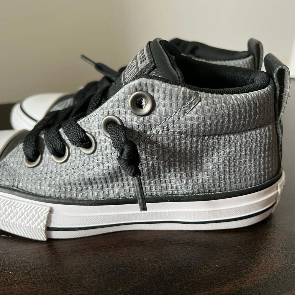 Converse Black and Gray Sneakers Iconic Design